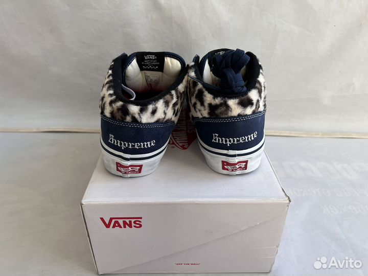 Кеды Vans Half Cab Pro Supreme Leopard Оригинал