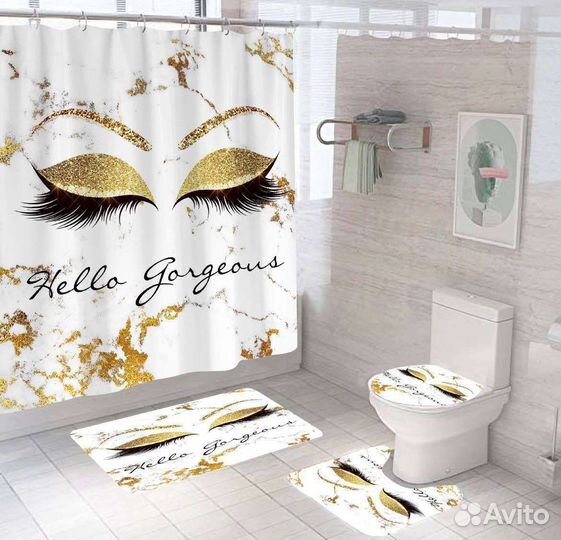 Набор ковриков для ванной и туалета