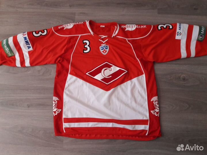 Игровой свитер хк Спартак