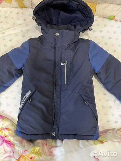 Зимняя Куртка +штаныдля мальчика 92 в отл сост