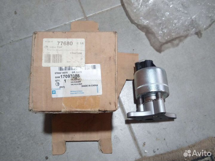Клапан рециркуляции выхлопных газов Chevrolet L