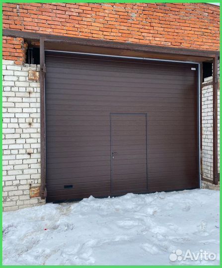 Секционные гаражные ворота