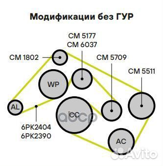 Ролик ремня приводного Mercedes GLK (X204) (08)