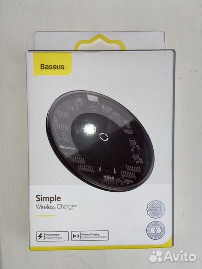 Беспроводная зарядка Baseus Simple