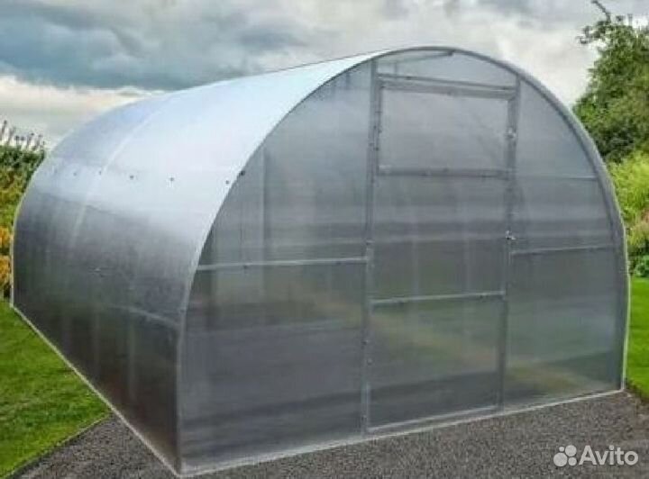 Теплица двойная дуга