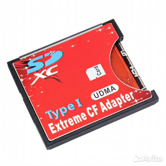 Адаптер с SD на CF Compact Flash карту памяти