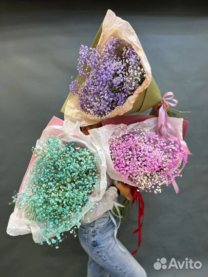 Гипсофила букет цветы