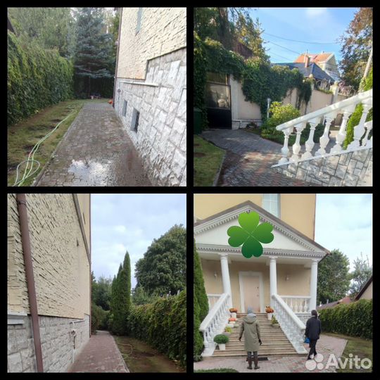 Чистка,мойка тротуарной плитки и террас