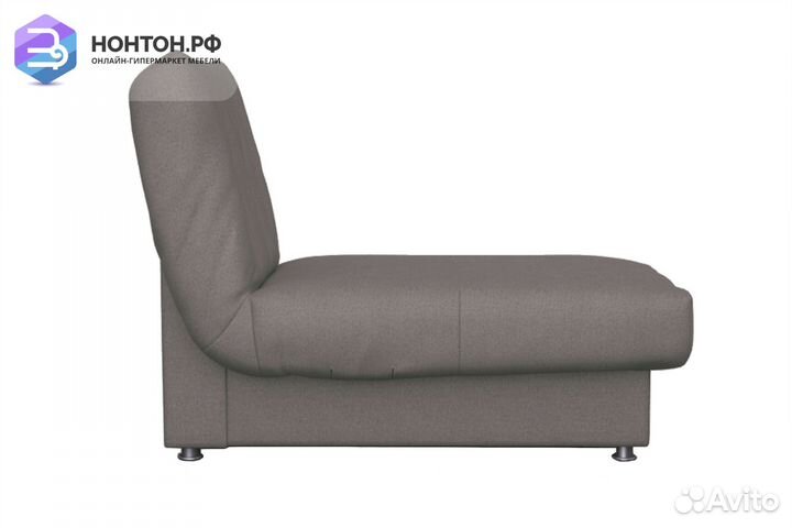 Кушетка книжка Сити-1 серый