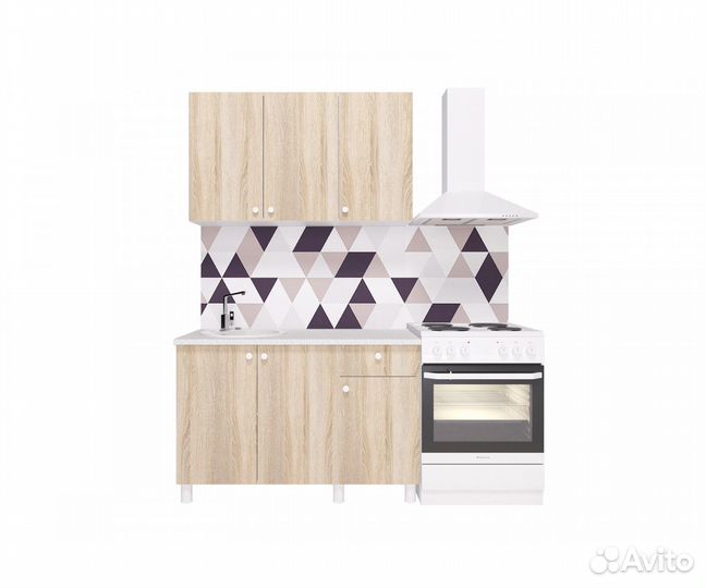 Кухонный гарнитур 120 см Сонома