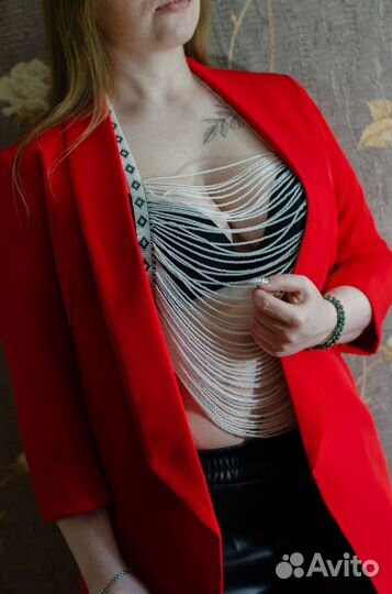 Портупея из бисера. Бодичейн