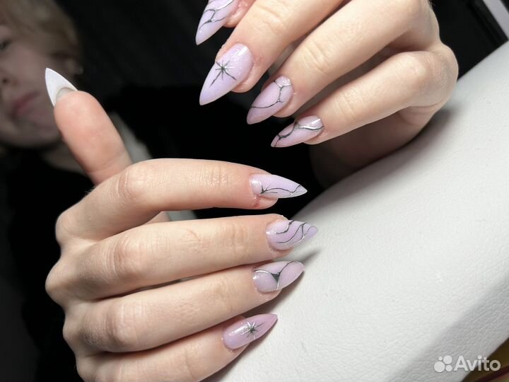 Маникю, наращивание ногтей, педикюр