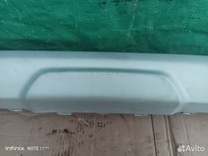 Накладка перед бампера Renault Logan Stepway 2018+