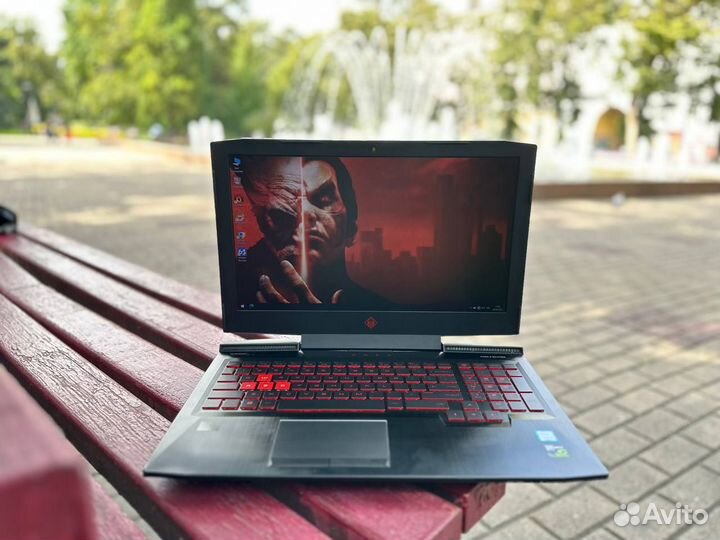 Игровой ноутбук HP с подсветкой на GeForce GTX