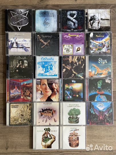 Cd диски Blues, Art rock, Classic rock, Hard rock