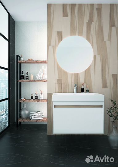 Creto Etna Тумба подвесная Sot 80 (1 внеш ящ+1 внутр. ящ), 4-1078S