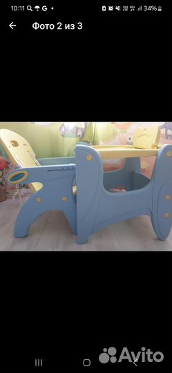 Стульчик для кормления трансформер capella