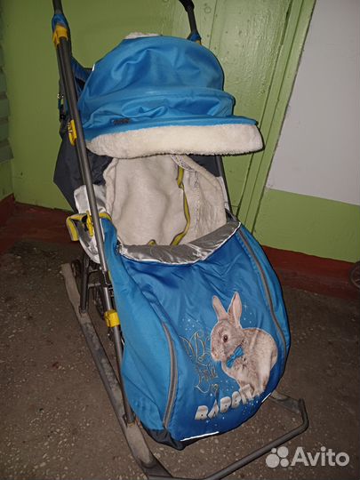 Коляска санки