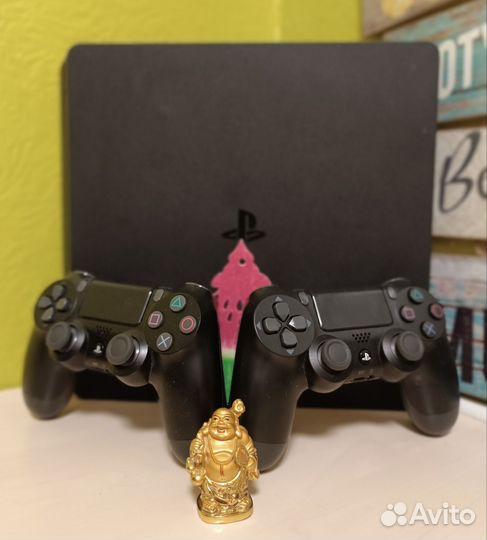 9.00 Sony PlayStation 4 Slim прошитая HEN + игры