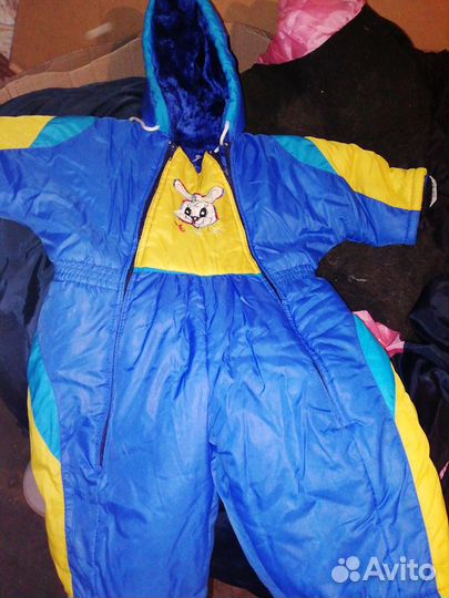 Зимний комбинезон на мальчика 86 92
