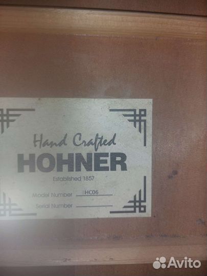 Классическая гитара hohner hc 06