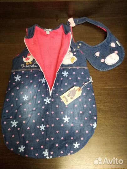 Конверт джинсовый утеплённый. Турция