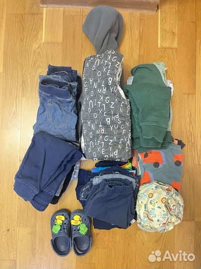 Вещи пакетом на мальчика 74-80