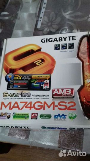 Материнская плата MA- 74M-S2H новая