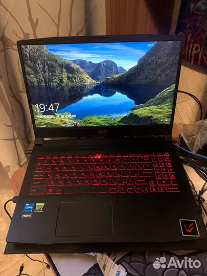 Игровой ноутбук MSI katana gf66 3060