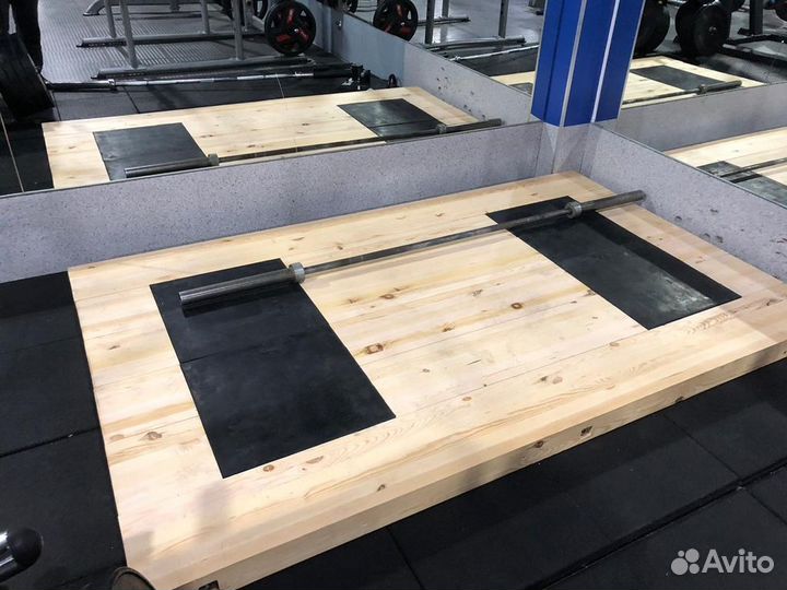 Помост для становой тяги 2.5х1.3х0.06м