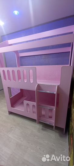Двухъярусная кровать домик бу