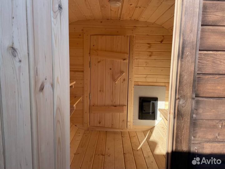 Баня Квадро Бочка готовая с гарантией