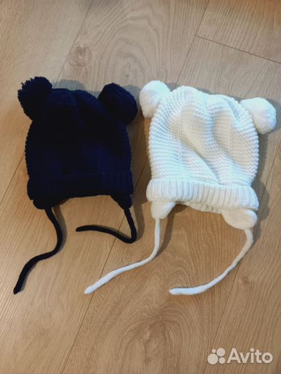 Бесплатно Шапка вязаная детская Демисезон