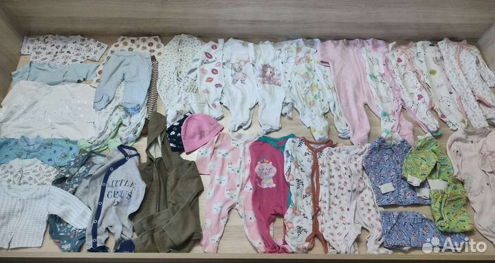 Детские вещи пакетом от 0 до 3