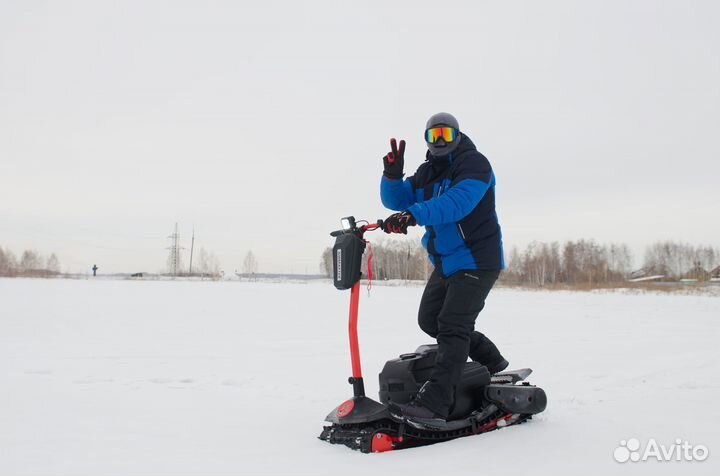 Мотосноуборд мощный 8 л.с