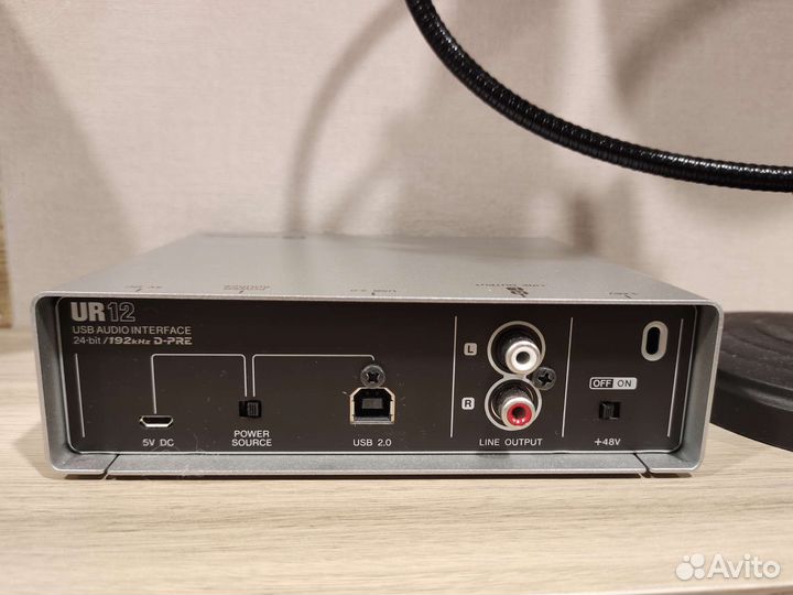 Микрофон студийный behringer b1 и steinberg ur12