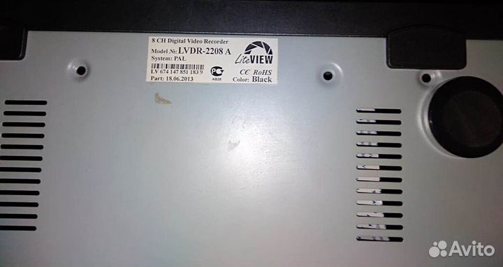 Видеонаблюдение lvdr-2208A, H.264.Network