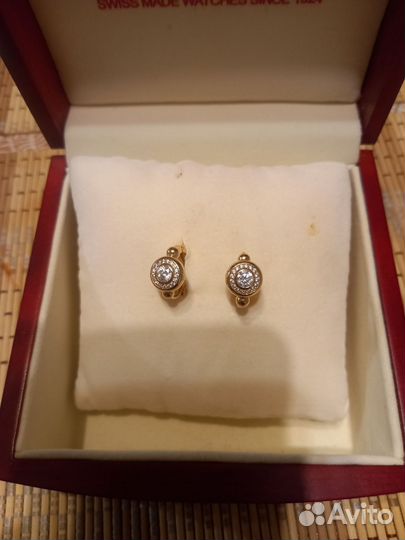Серьги под бриллианты