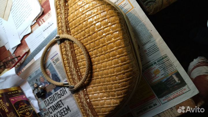 Летние сумки из соломки