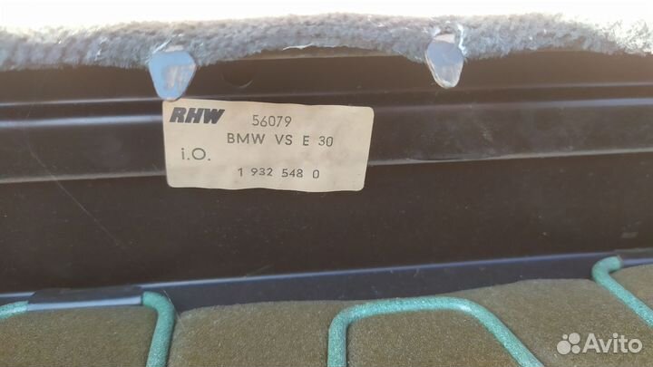 Сидения BMW e30