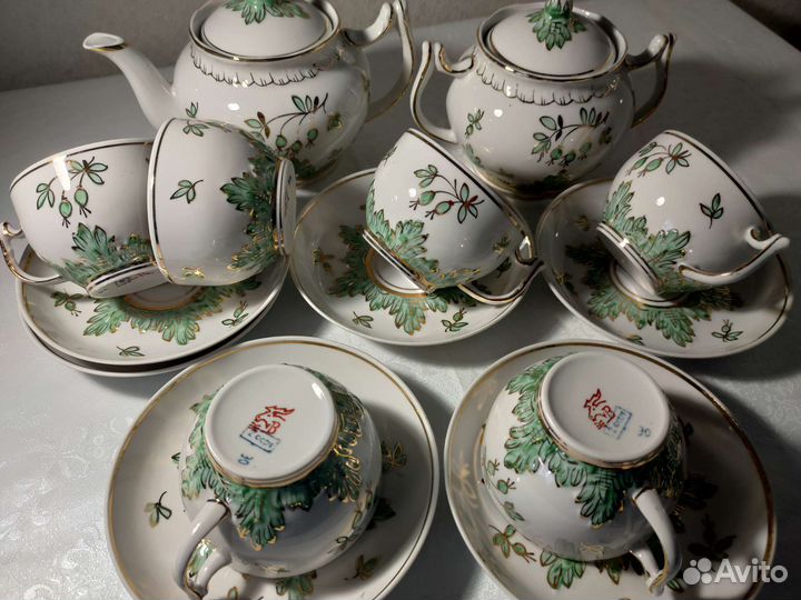 Сервиз чайный Барбарис Вербилки