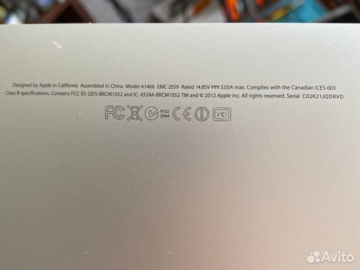 Плата MacBook air a1466 2012