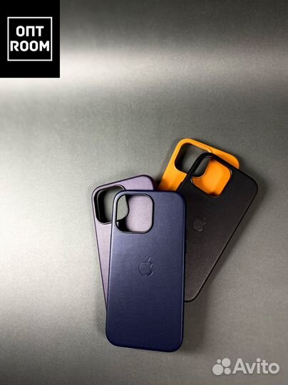 Кожаный чехол для iPhone 14 ProMax