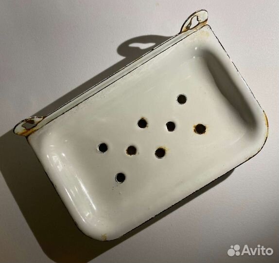Мыльница металл, эмаль СССР