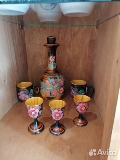 Графин и стопки СССР