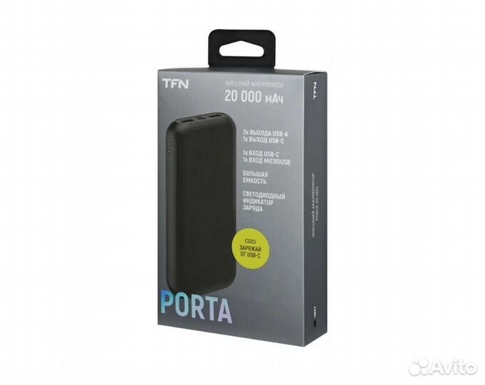 Tfn Porta 20 внешний аккумулятор 20000 mAh