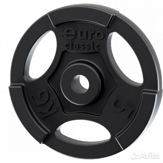 Диск чугунный Euro Classic окрашенный d-26 5 кг