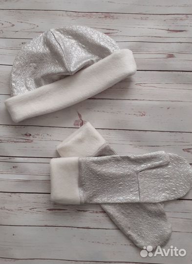 Костюм Снегурочки новый размер 48