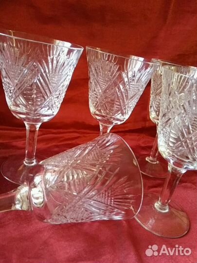 Бокалы, фужеры хрусталь СССР