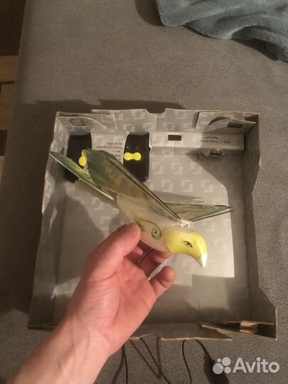 Птица на пульт управлении